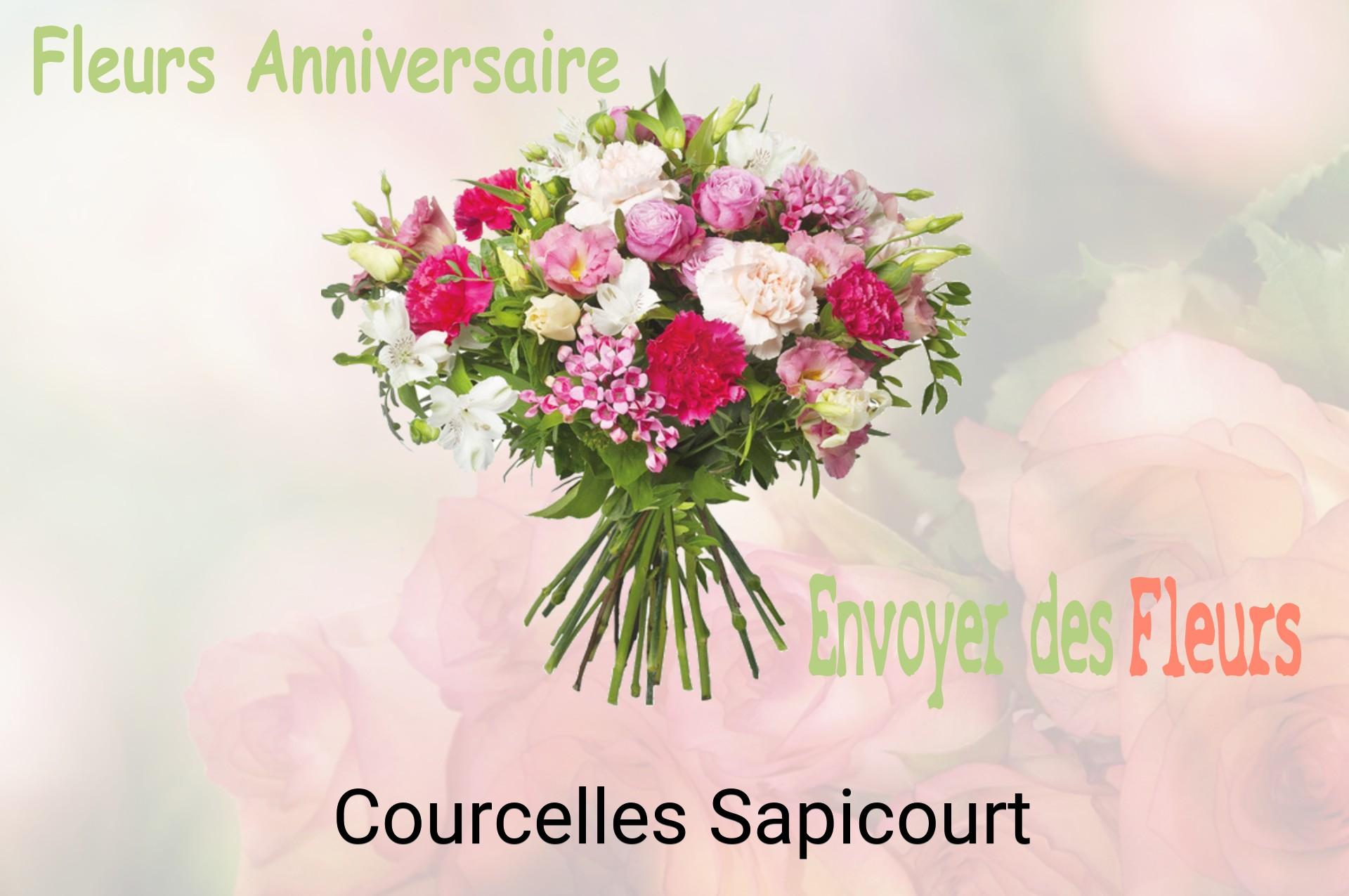 Bouquet de fleurs d’anniversaire livré à Courcelles-Sapicourt